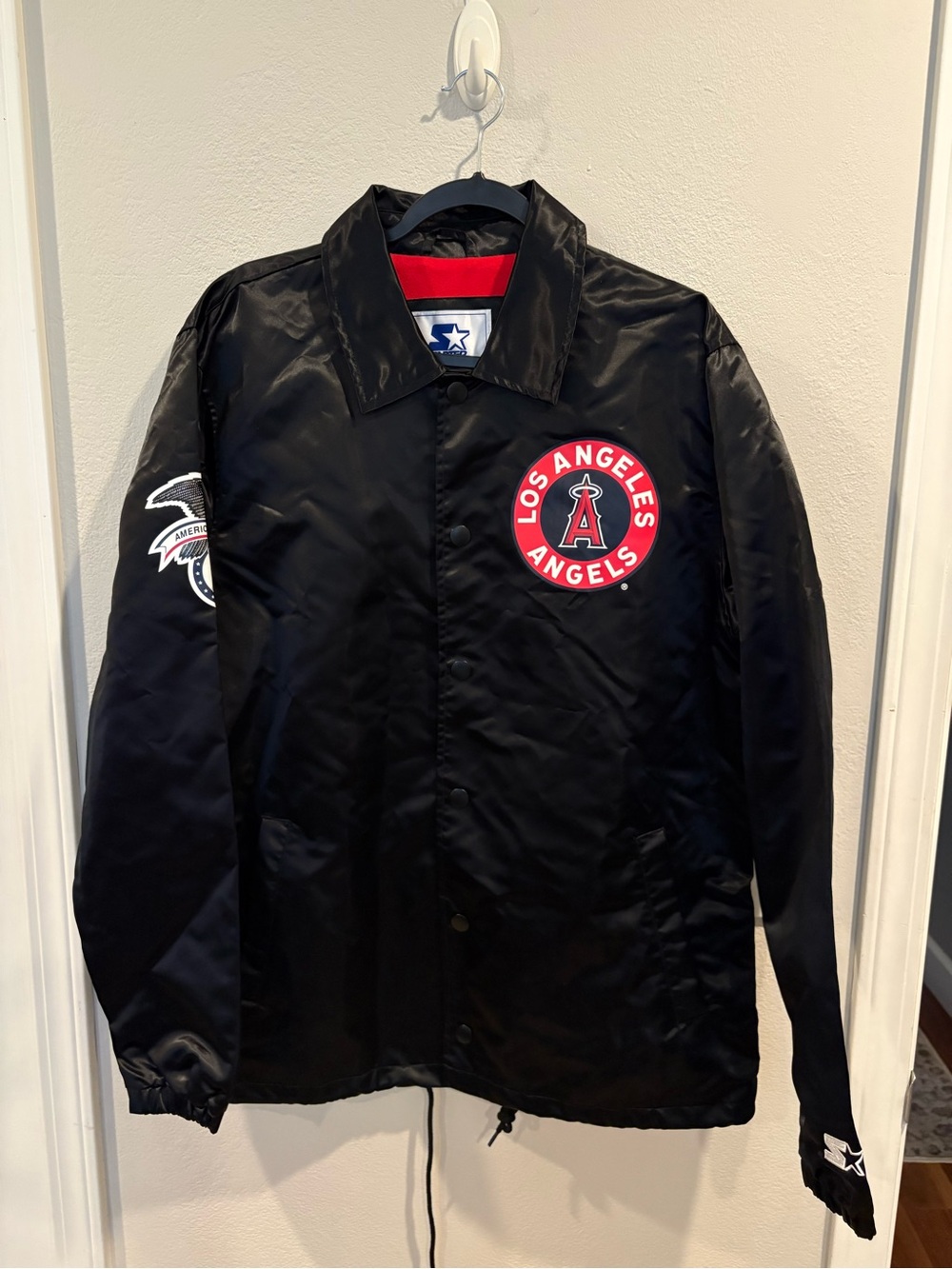 Los Angeles Angels Starter Coaches Full-Snap Jacket Men’s Size Medium NWOT